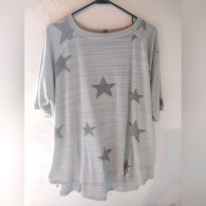Hopely size L Gray tunic top